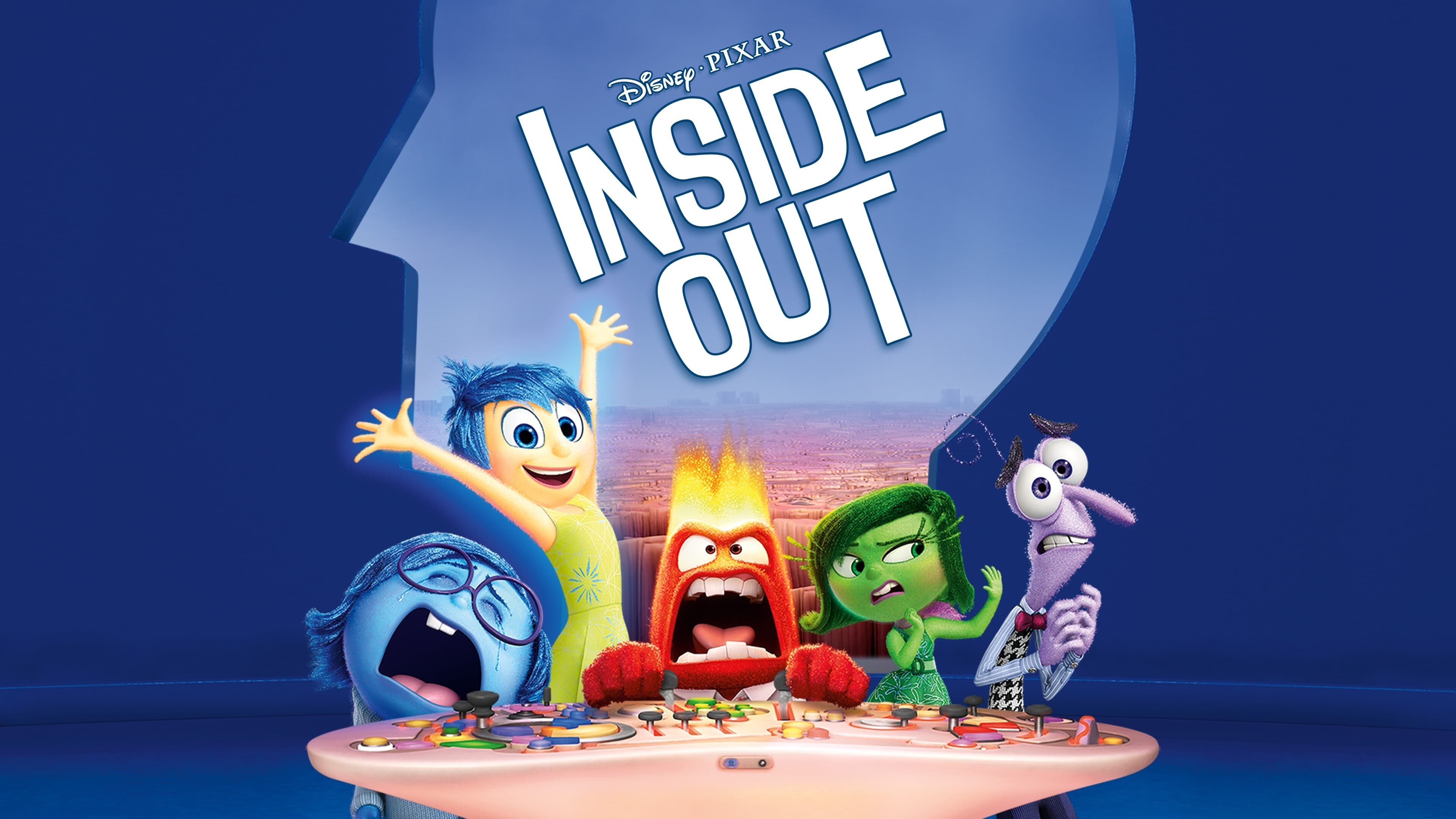 Inside out на английском. Головоломка (2015) Постер.