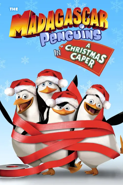 Постер к фильму "Пингвины из Мадагаскара в рождественских приключениях"