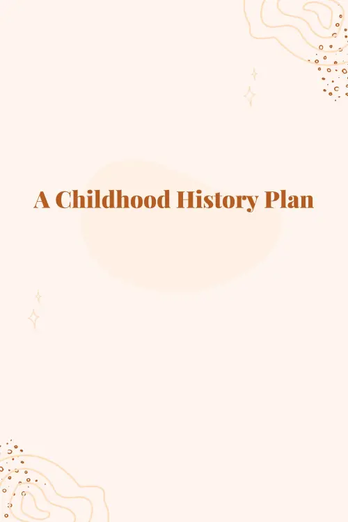 Постер к фильму "A Childhood History Plan 0000"
