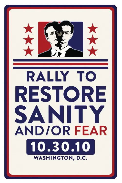 Постер к фильму "The Rally to Restore Sanity and/or Fear"