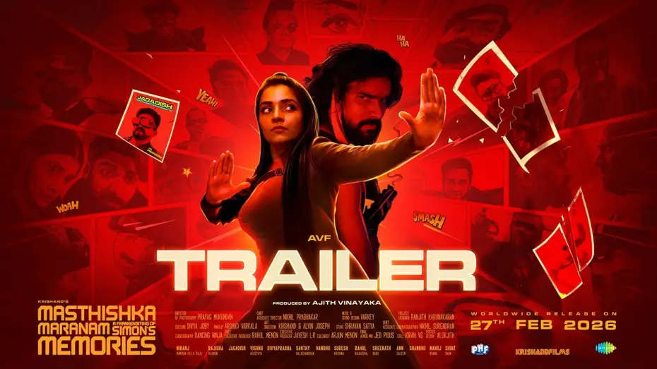 Видео к фильму മസ്തിഷ്&zwnj;ക മരണം | Masthishka Maranam - Official Trailer | Rajisha Vijayan | Niranj Maniyanpilla Raju | Krishand|Varkey