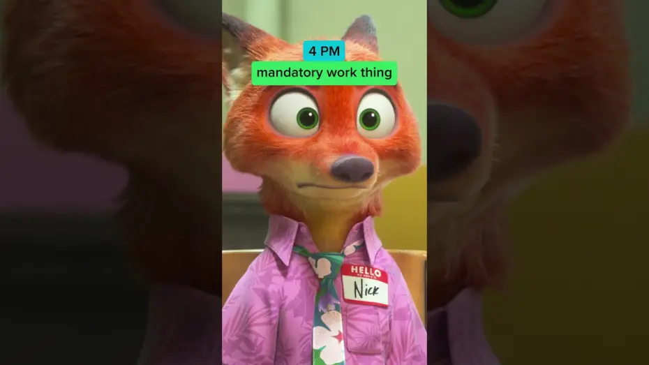 Видео к фильму Зверополис 2 | Average day for a fox and bunny.