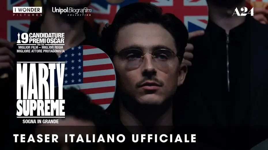 Видео к фильму Марти Великолепный | Marty Supreme | Teaser italiano HD