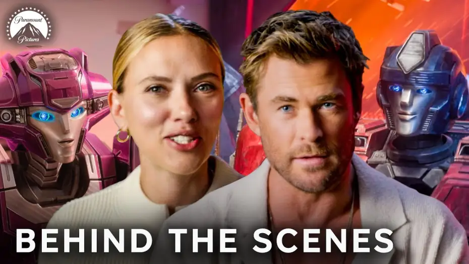 Видео к фильму Трансформеры: Начало | Voices Behind the Bots (Chris Hemsworth, Scarlett Johansson, & More!)