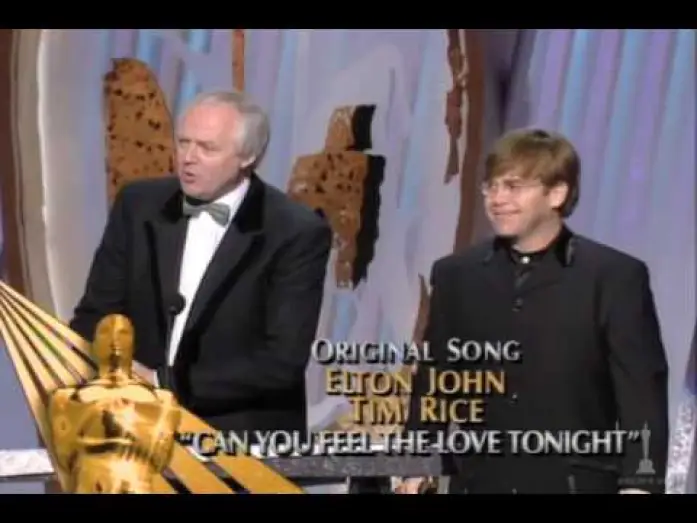 Видео к фильму Король Лев | Elton John and Tim Rice Win Original Song: 1995 Oscars