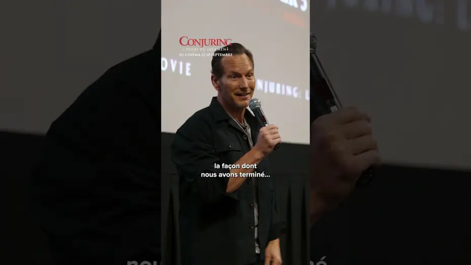 Видео к фильму Заклятие 4: Последний обряд | Patrick Wilson annonce par surprise la fin d&rsquo;Ed Warren &agrave; ses fans 🥹 #Conjuring