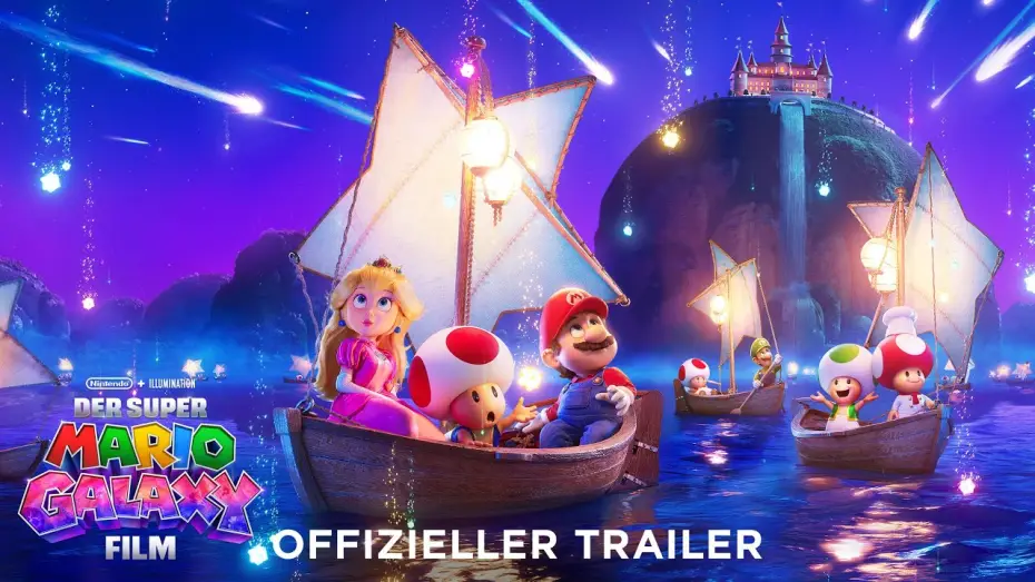 Видео к фильму Супер Марио: Галактическое кино | DER SUPER MARIO GALAXY FILM | Offizieller Trailer deutsch/german HD