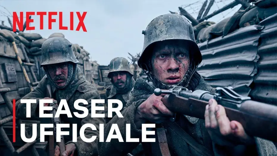 Видео к фильму На Западном фронте без перемен | Niente di nuovo sul fronte occidentale | Teaser ufficiale | Netflix