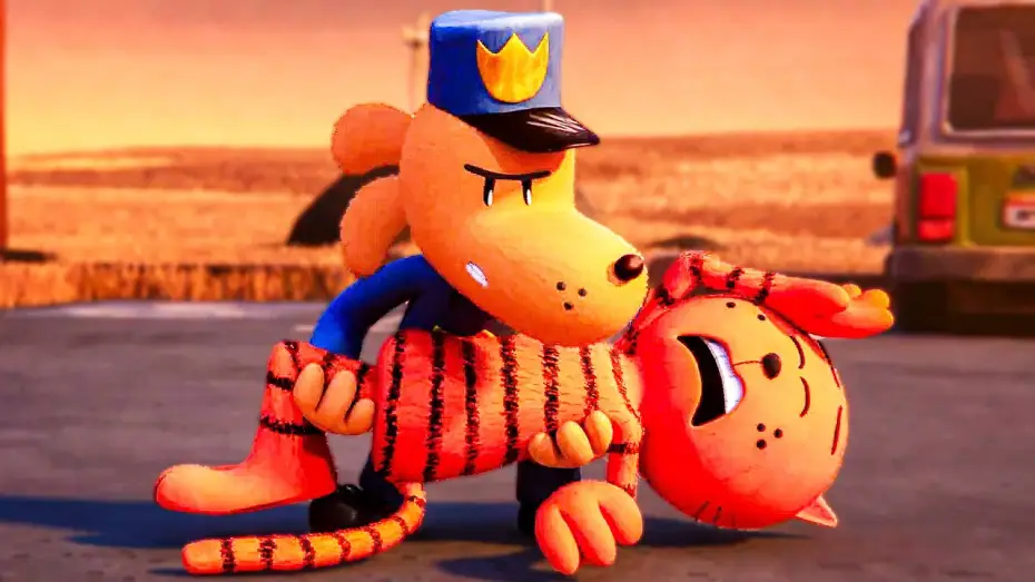 Видео к фильму Догмен: Пушистая справедливость | Dog Man vs. Pete The Pretty Evil Cat!