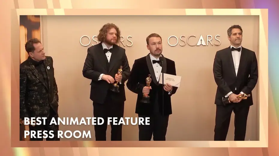 Видео к фильму Поток | 'Flow' Best Animated Feature Film Press Room Speech | 97th Oscars (2025)