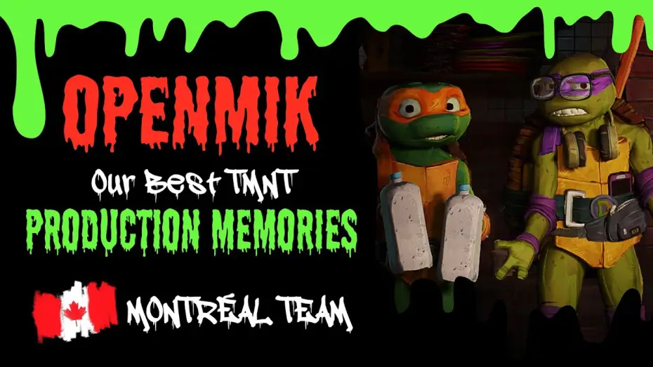 Видео к фильму Черепашки-ниндзя: Погром мутантов | #OpenMik - Giving Mutants Life | Production memories 💜