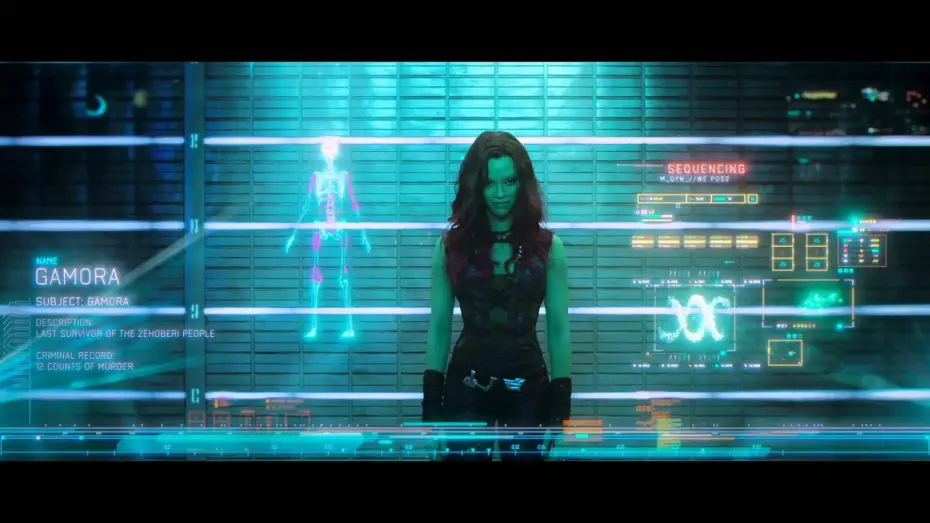 Видео к фильму Стражи Галактики | Guardiani della Galassia - Gamora | HD