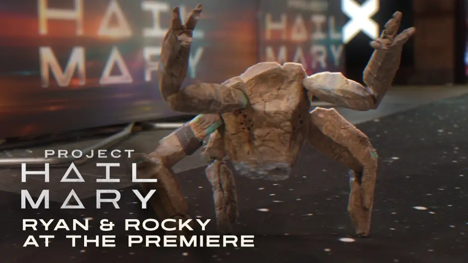 Видео к фильму Проект &laquo;Конец света&raquo; | Ryan & Rocky reunited at the World Premiere of Project Hail Mary