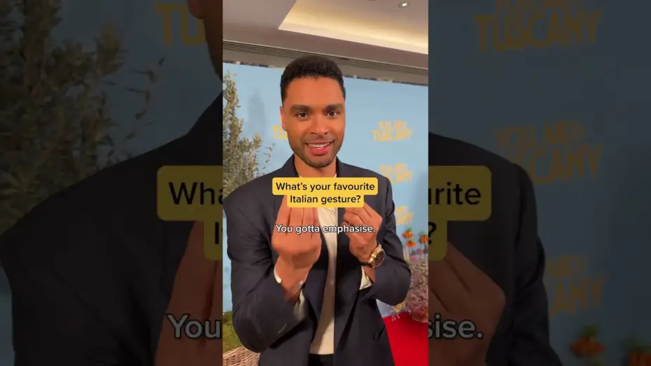 Видео к фильму Ты, я и Тоскана | Reg&eacute;'s charisma is unmatched...