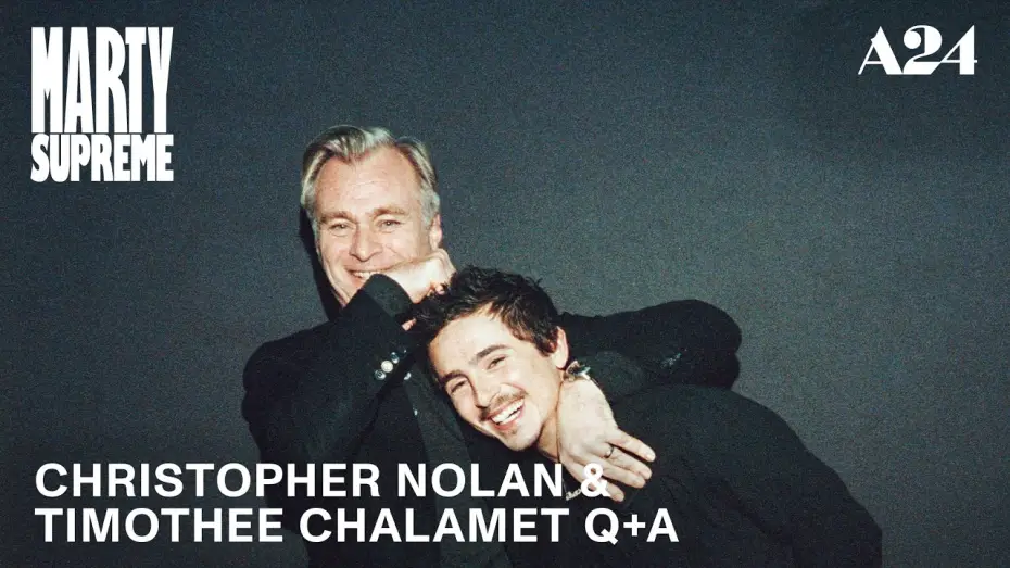Видео к фильму Марти Великолепный | Christopher Nolan & Timoth&eacute;e Chalamet Q+A
