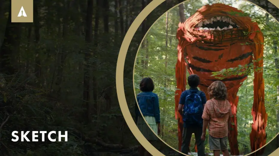 Видео к фильму Ужастики. Ожившие рисунки | Sketch is Jurassic Park Meets Inside Out feat. Tony Hale, D'Arcy Carden, and Director Seth Worley