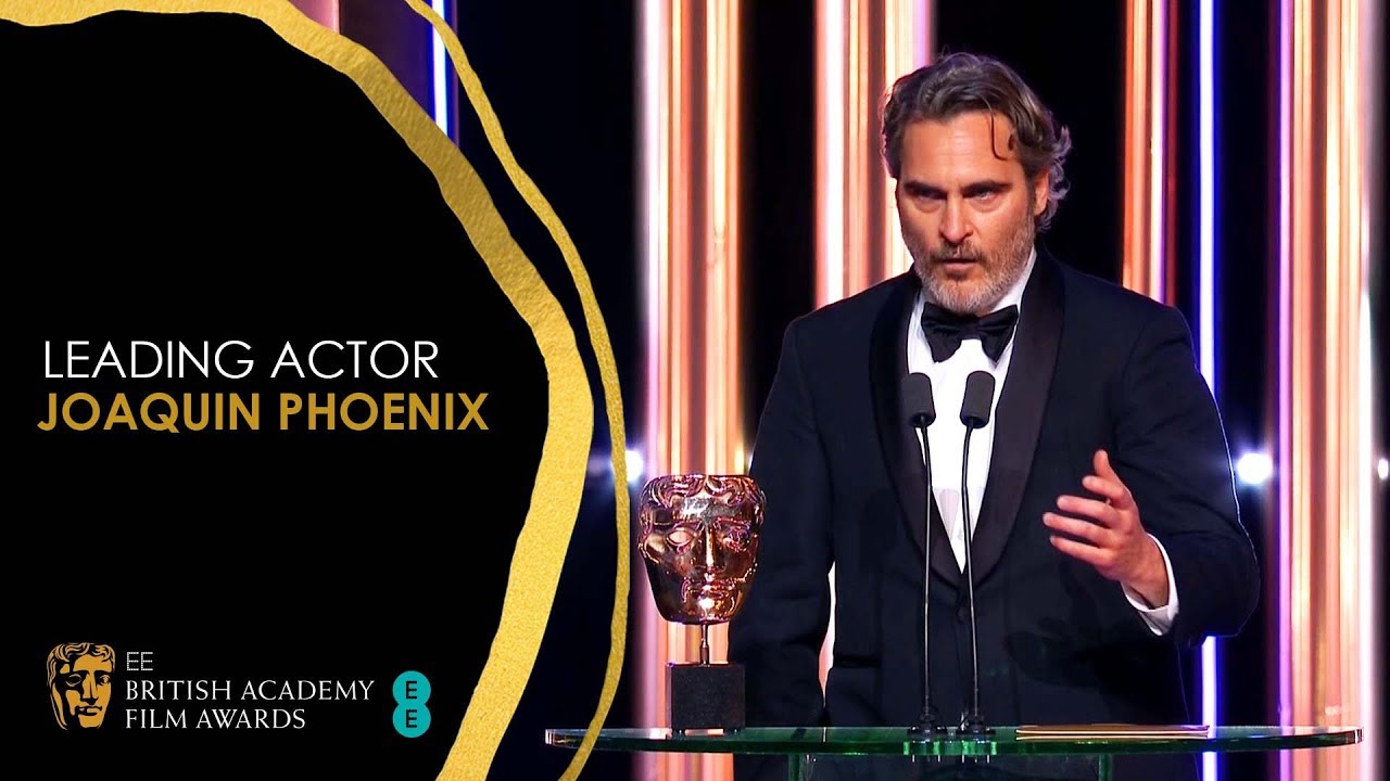 Видео к фильму Джокер | Joaquin Phoenix Delivers Powerful Speech After Leading Actor Win for Joker | EE BAFTA Film Awards