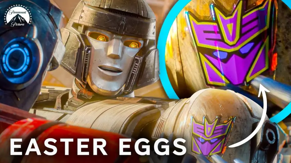 Видео к фильму Трансформеры: Начало | Top 5 Easter Eggs You Missed - Official Breakdown