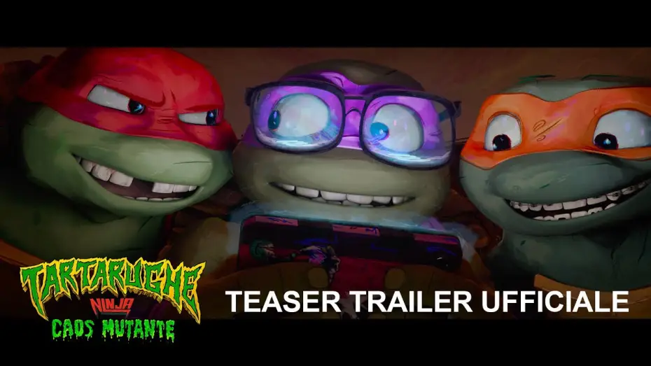 Видео к фильму Черепашки-ниндзя: Погром мутантов | Tartarughe Ninja: Caos Mutante | ad agosto 2023 al cinema.