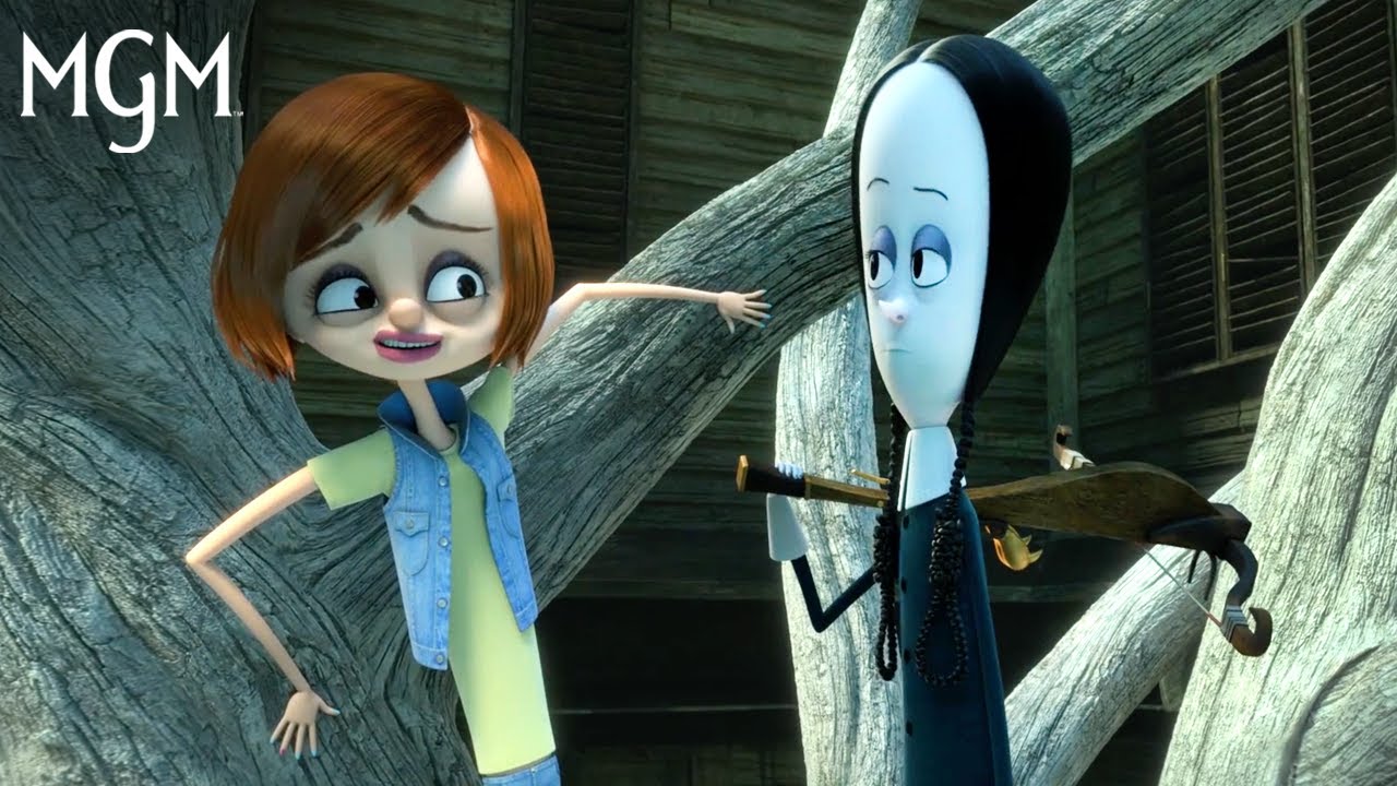 Видео к фильму Семейка Аддамс | THE ADDAMS FAMILY (2019) | Wednesday Addams Makes A Friend | MGM