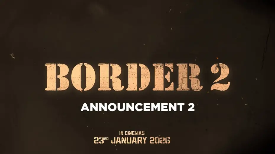 Видео к фильму बॉर्डर २ | BORDER 2 (Announcement Video 2) | Sunny Deol, Varun Dhawan | India&rsquo;s Biggest War Film | 23 Jan 2026