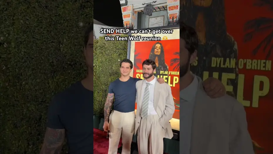 Видео к фильму Пришлите помощь | Dylan O&rsquo;Brien & Tyler Posey reunite at the SEND HELP World Premiere in Hollywood!