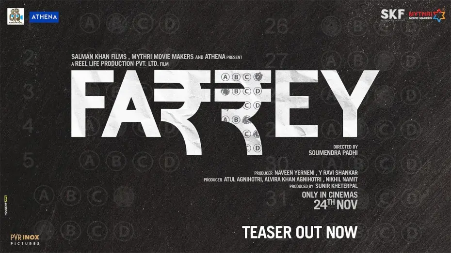 Видео к фильму Farrey | Farrey: Official Teaser | Salman Khan | Alizeh | Soumendra Padhi | 24th November