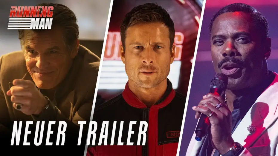 Видео к фильму Бегущий человек | The Running Man | Neuer Trailer (2025 Film) Edgar Wright, Glen Powell, Josh Brolin, Colman Domingo