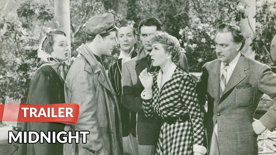 Видео к фильму Midnight | Midnight 1939 Trailer HD | Claudette Colbert | Don Ameche | John Barrymore