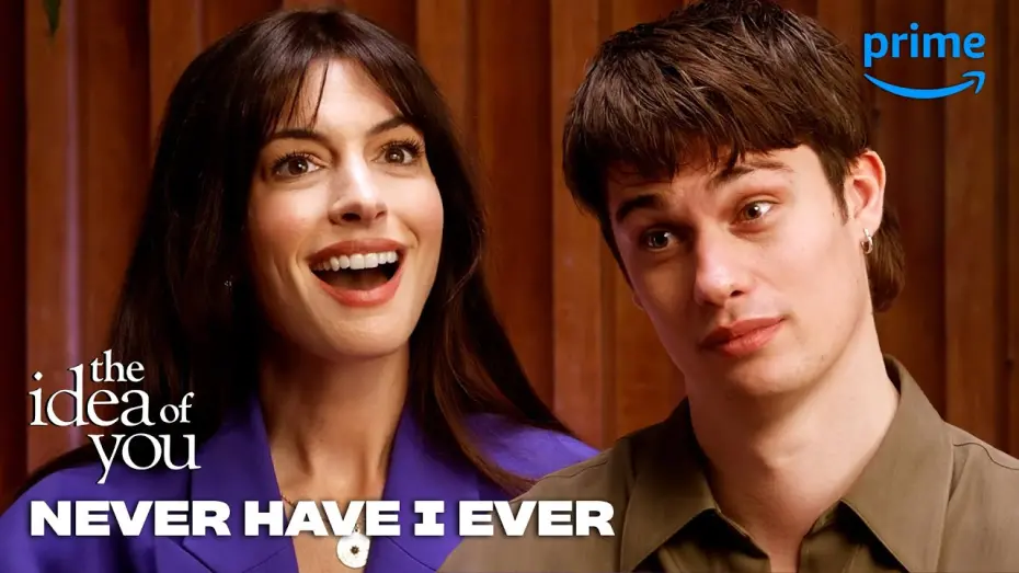 Видео к фильму Мысль о тебе | Nicholas Galitzine and Anne Hathaway Play Never Have I Ever