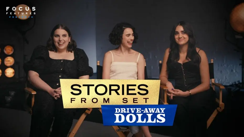 Видео к фильму Красотки в бегах | The Cast of Drive-Away Dolls Laugh About Getting Extra Close on Set