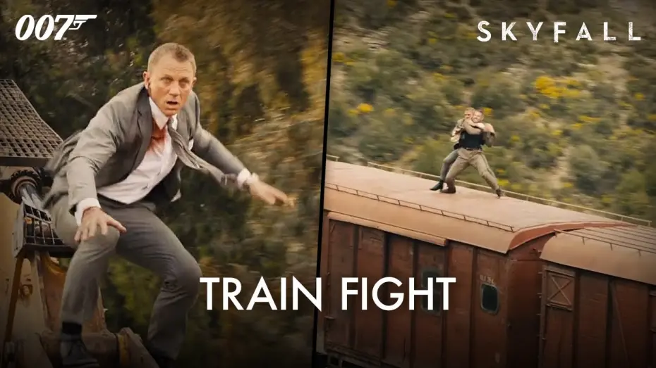 Видео к фильму 007: Координаты &laquo;Скайфолл&raquo; | Train Fight