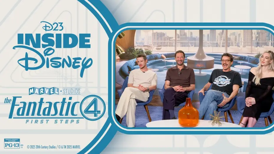 Видео к фильму Фантастическая четверка | D23 Inside Disney - Marvel Studio's Fantastic Four: First Steps