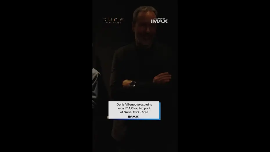 Видео к фильму Дюна: Часть третья | Villeneuve and IMAX together screams immersive