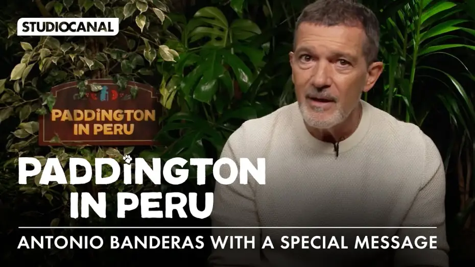 Видео к фильму Приключения Паддингтона 3 | Antonio Banderas with a special message