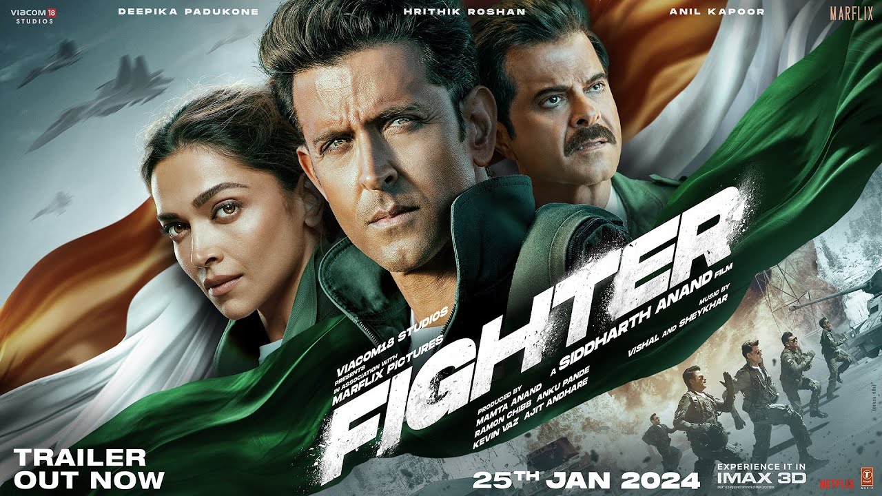 Видео к фильму Истребитель | FIGHTER (Official Trailer): Hrithik Roshan,Deepika Padukone,Anil Kapoor | Siddharth Anand | 25th Jan