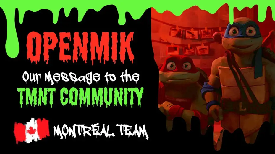 Видео к фильму Черепашки-ниндзя: Погром мутантов | #OpenMik - Giving Mutants Life | Our Message to the TMNT community 💬