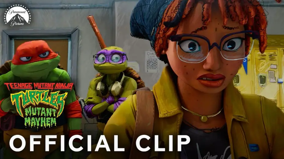 Видео к фильму Черепашки-ниндзя: Погром мутантов | The Turtles Find Out April&rsquo;s High School Nickname