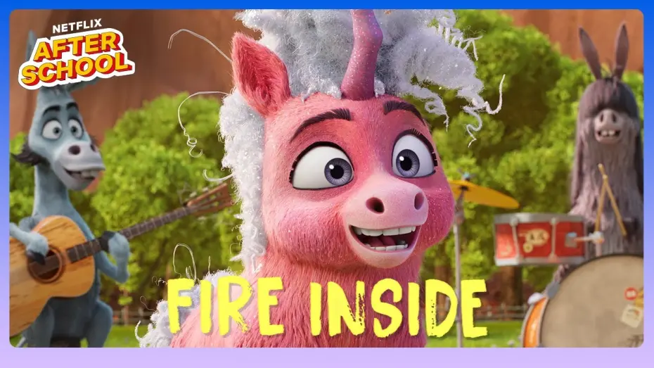 Видео к фильму Единорог Тельма | 'Fire Inside' Sing Along Lyric Video