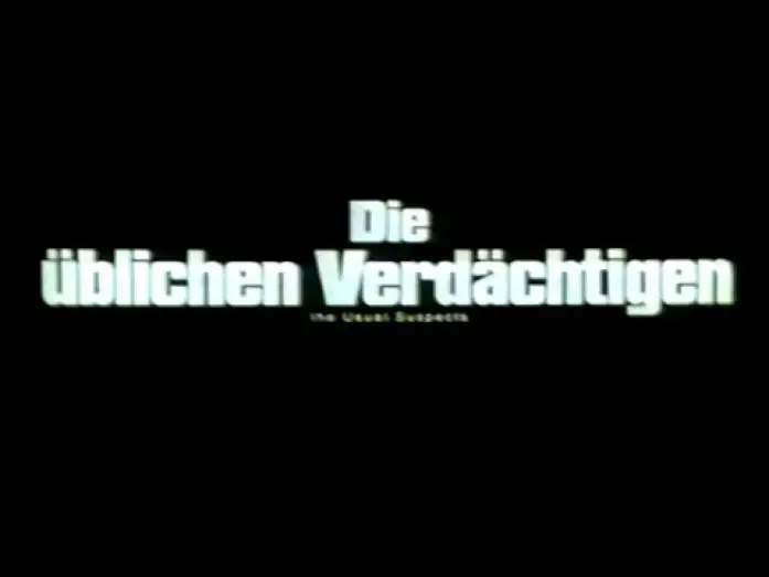 Видео к фильму Обычные подозреваемые | Die &uuml;blichen Verd&auml;chtigen - Trailer (1995)
