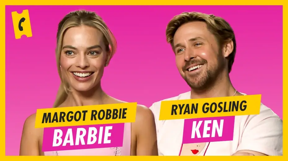 Видео к фильму Барби | "C'&eacute;tait juste... INCROYABLE !" - Interview Barbie avec Margot Robbie et Ryan Gosling