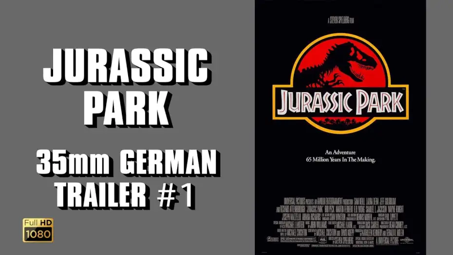 Видео к фильму Парк Юрского периода | Jurassic Park - 35mm Kino Trailer #1 - Deutsch HD