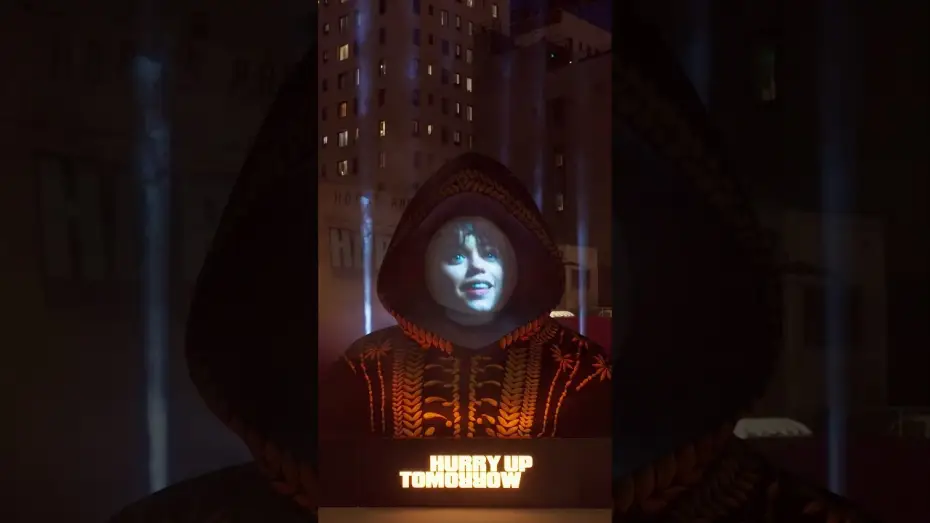 Видео к фильму Последнее завтра | THE #HURRYUPTOMORROW MIRROR INSTALLATION ON HOLLYWOOD & VINE.