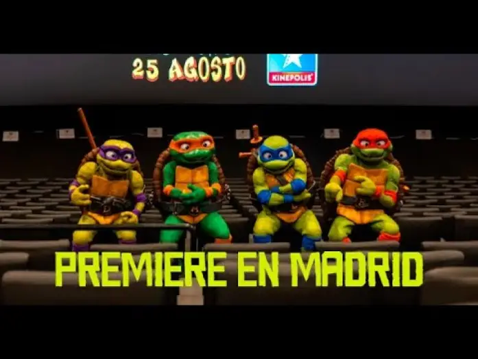 Видео к фильму Черепашки-ниндзя: Погром мутантов | Premiere Madrid