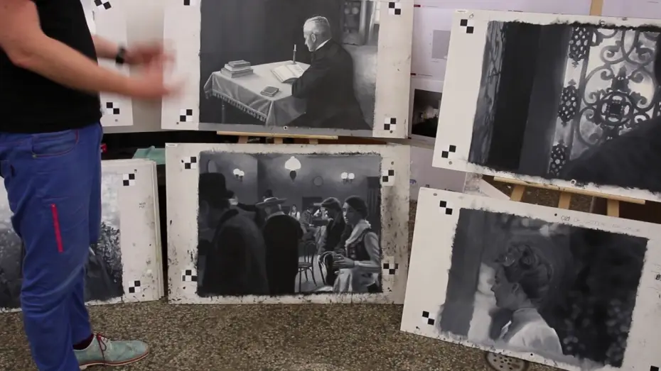 Видео к фильму Ван Гог. С любовью, Винсент | 29.7 Painting Sale - Black and White