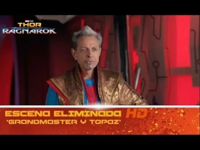 Видео к фильму Тор: Рагнарёк | Thor: Ragnarok de Marvel | Escena eliminada: 'Grandmaster y Topaz' | HD