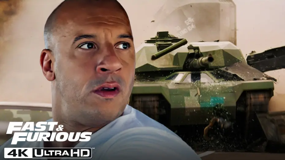 Видео к фильму Форсаж 6 | Massive Tank Chase in 4K HDR