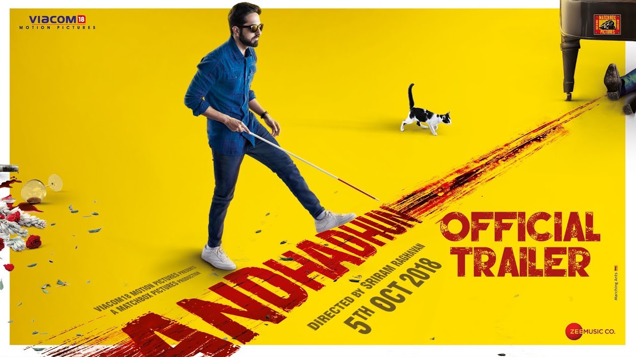Видео к фильму Стреляйте в пианиста | AndhaDhun | Official Trailer | Tabu | Ayushmann Khurrana | Radhika Apte | 5th October