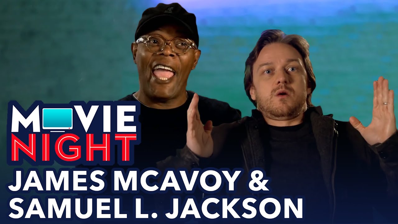 Видео к фильму Стекло | James McAvoy & Samuel L. Jackson Share Their Cinema Etiquette | MOVIE NIGHT