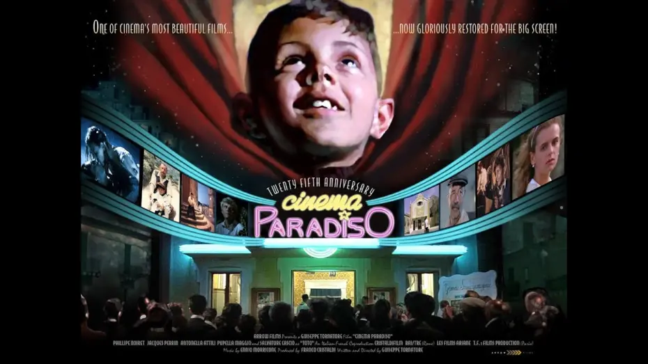 Видео к фильму Новый кинотеатр «Парадизо» | Cinema Paradiso Official 25th Anniversary trailer from Arrow Films